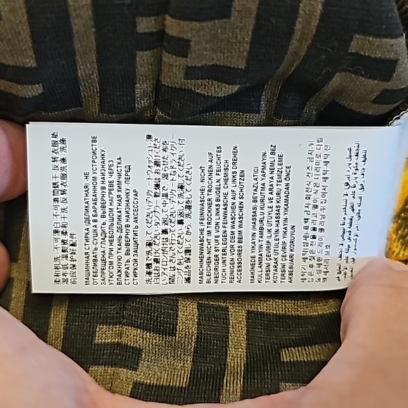 Fendace(Fendi/Versace collab) Monogrammed Full-zip Hoodie Sweatshirt Size M - Picture 12 of 12